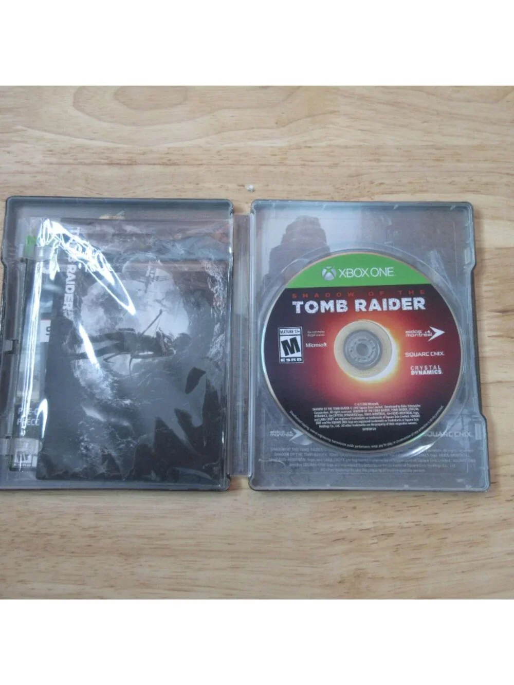 Shadow of the Tomb Raider Limited Steelbook Edition - Xbox One With Manual